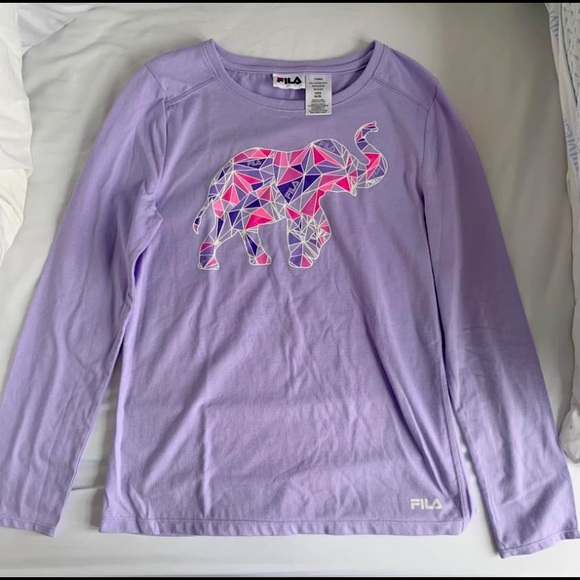 FILA purple kids shirt - Picture 1 of 2